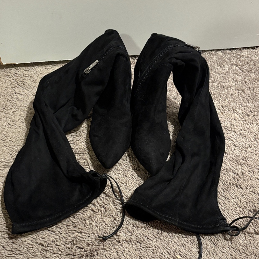 Sam Edelman Black Over the Knee Boots